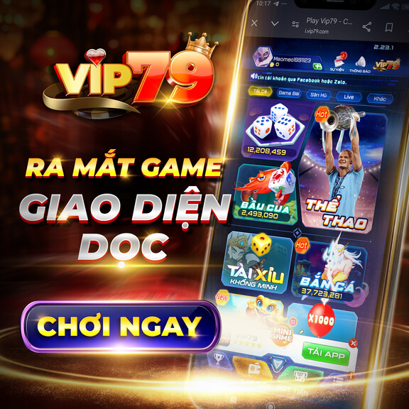 Giới thiệu cổng game bài đổi thưởng Vip79