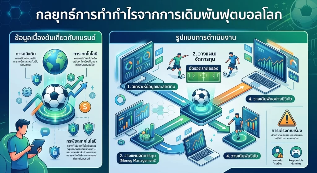 กลยุทธ์การทำกำไรจากการเดิมพันฟุตบอลโลก