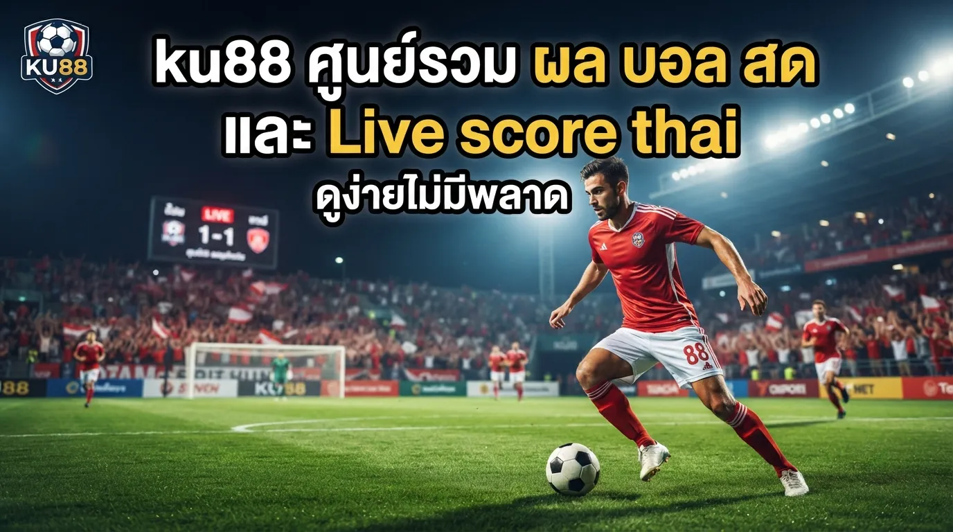 ku88 ศูนย์รวม ผล บอล สด และ Live score thai ดูง่ายไม่มีพลาด