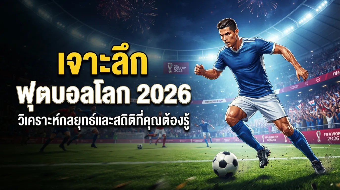 เจาะลึกฟุตบอลโลก 2026: วิเคราะห์กลยุทธ์และสถิติที่คุณต้องรู้