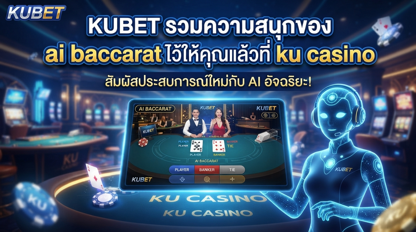 KUBET รวมความสนุกของ ai baccarat ไว้ให้คุณแล้วที่ ku casino